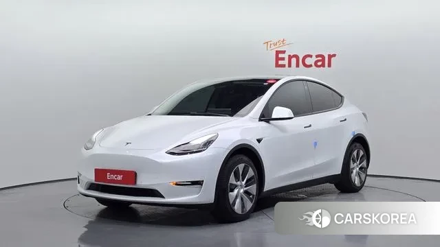 Tesla Model Y 2022 Белый из Кореи