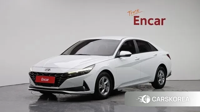 Hyundai Avante (CN7) 2020 Белый из Кореи