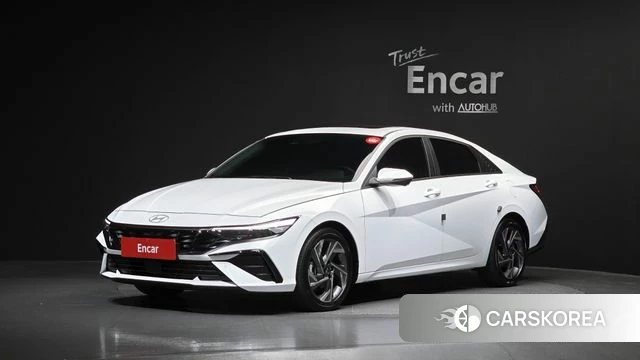 Hyundai The New Avante (CN7) 2024 Белый из Кореи