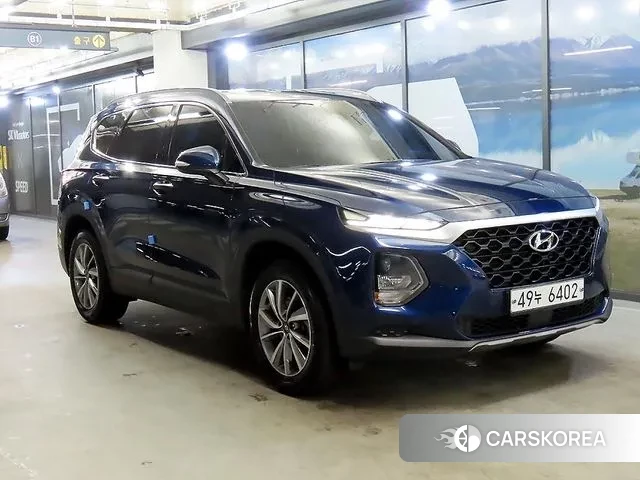 Hyundai Santa Fe TM 2019 Синий из Кореи