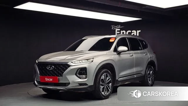 Hyundai Santa Fe TM 2020 Серебристо-серый из Кореи