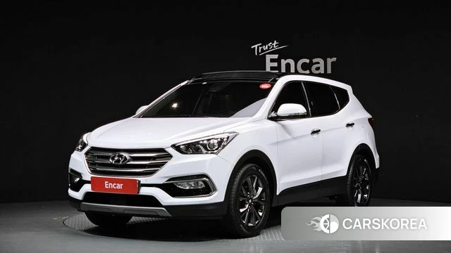 Hyundai Santa Fe The Prime 2018 Белый из Кореи