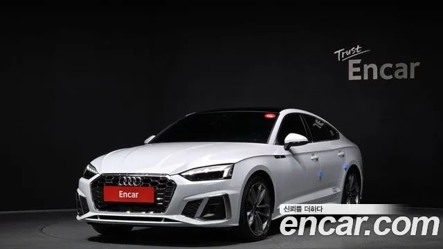 Audi A5 (F5) 2022 Белый из Кореи