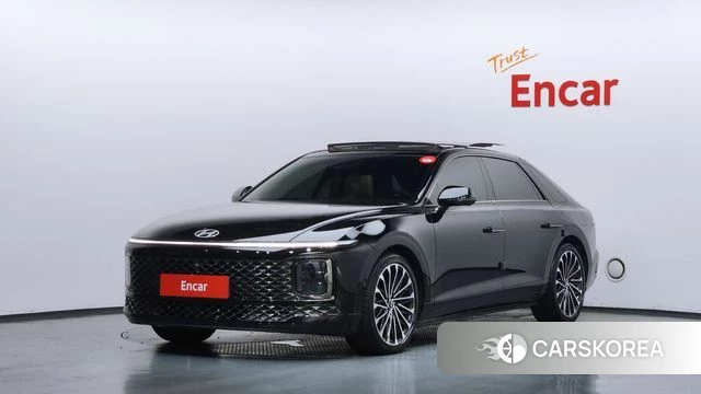 Hyundai Grandeur Hybrid (GN7) 2023 Черный из Кореи