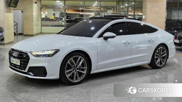 Audi A7 (4K) 2021 Белый из Кореи