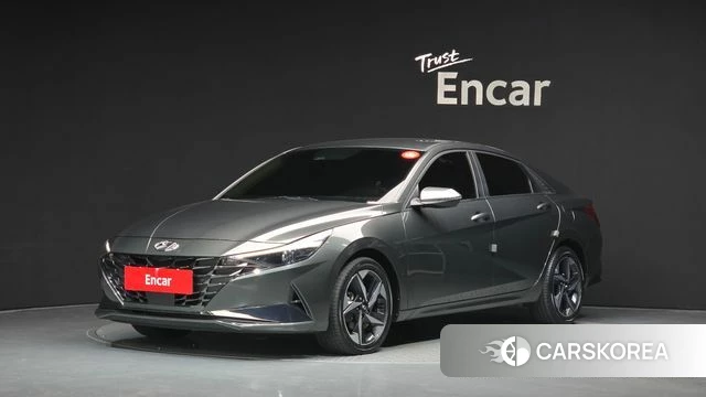 Hyundai Avante Hybrid (CN7) 2021 Серый из Кореи