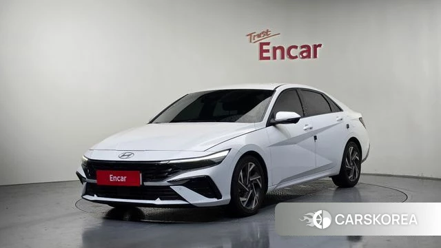 Hyundai The New Avante (CN7) 2023 Белый из Кореи