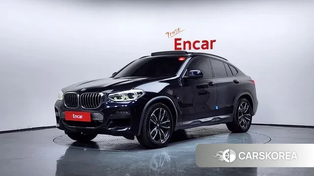 BMW X4 (G02) 2021 Черный из Кореи