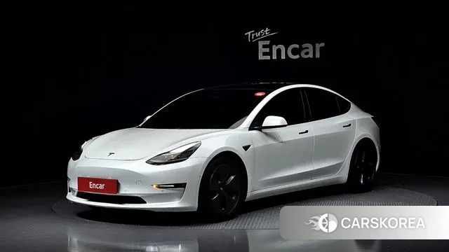 Tesla Model 3 2021 Белый из Кореи