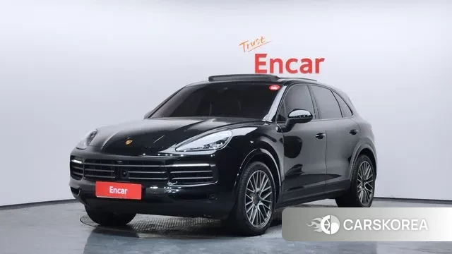 Porsche Cayenne (PO536) 2022 Черный из Кореи