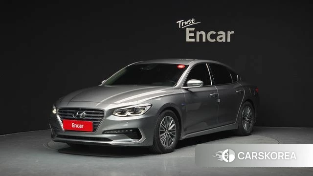 Hyundai Grandeur IG Hybrid 2018 Серебристо-серый из Кореи