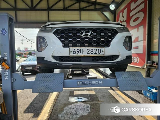 Hyundai Santa Fe TM 2019 Белый из Кореи