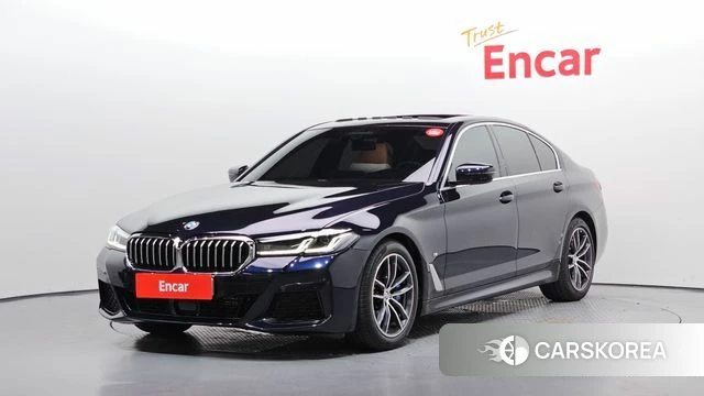 BMW 5 Series (G30) 2023 Синий из Кореи