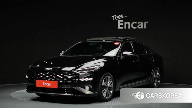 Kia K8 Hybrid 2022 Черный из Кореи