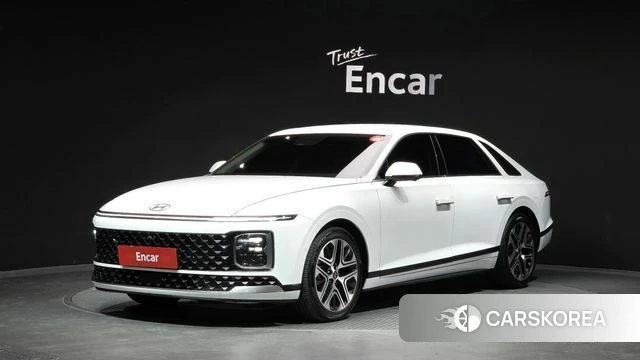 Hyundai Grandeur Hybrid (GN7) 2023 Белый из Кореи