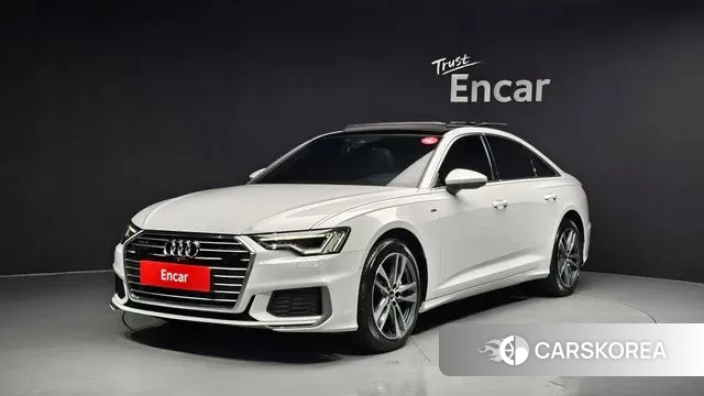 Audi A6 (C8) 2021 Белый из Кореи