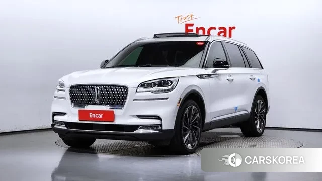 Lincoln Aviator 2nd generation 2021 Белый из Кореи