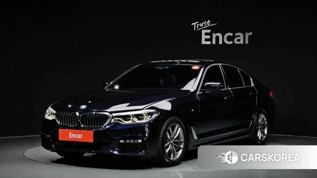 BMW 5 Series (G30) 2018 Синий из Кореи