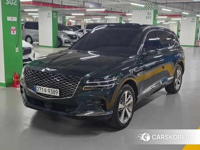 Genesis GV80 2021 Темно-зеленый из Кореи