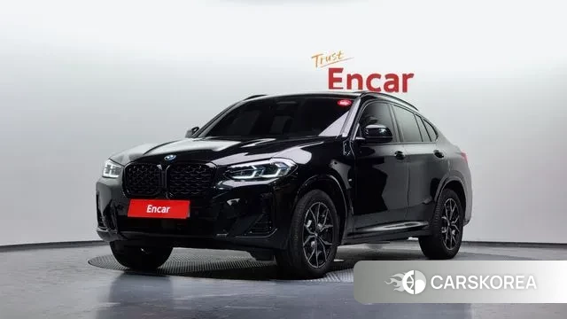 BMW X4 (G02) 2023 Черный из Кореи