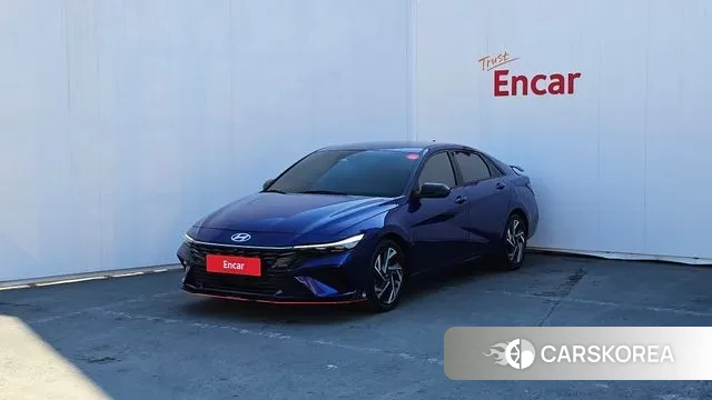 Hyundai The New Avante (CN7) 2023 Синий из Кореи