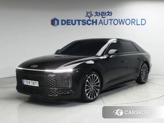 Hyundai Grandeur (GN7) 2024 Черный из Кореи