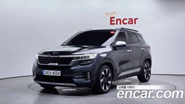 Kia Seltos 2021 Серый из Кореи