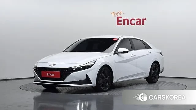 Hyundai Avante (CN7) 2021 Белый из Кореи