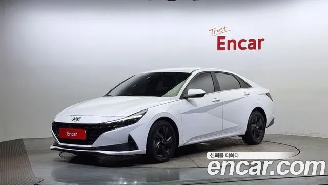 Hyundai Avante (CN7) 2020 Белый из Кореи