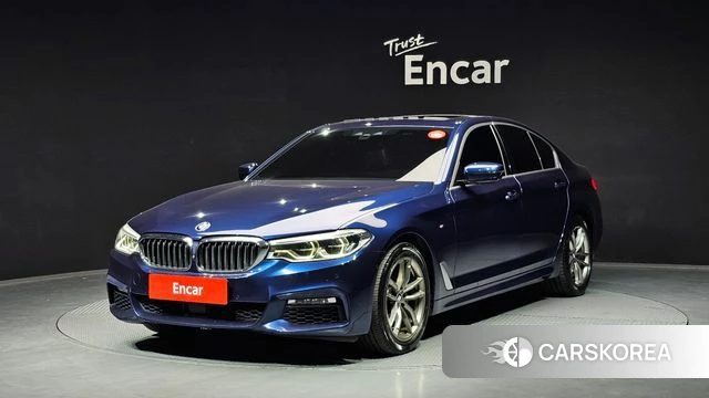 BMW 5 Series (G30) 2018 Синий из Кореи