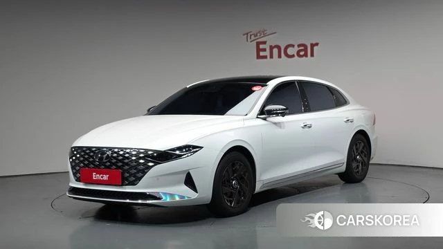 Hyundai The New Grandeur IG Hybrid 2021 Белый из Кореи