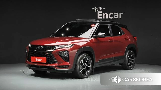 Chevrolet (GM Daewoo) Trailblazer 2022 Красный из Кореи