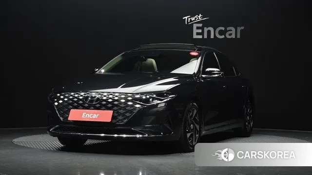 Hyundai The New Grandeur IG Hybrid 2021 Серый из Кореи