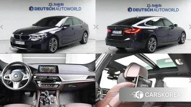 BMW 6 Series GT (G32) 2019 Серый из Кореи