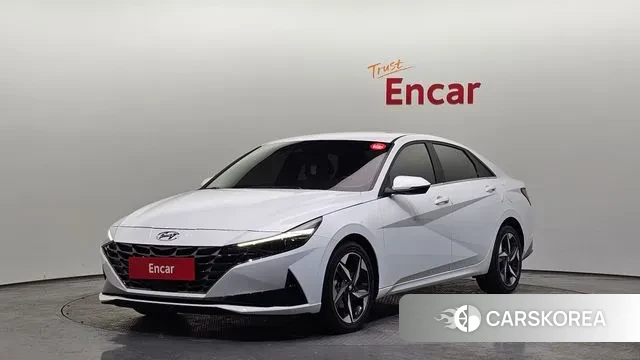 Hyundai Avante (CN7) 2020 Белый из Кореи