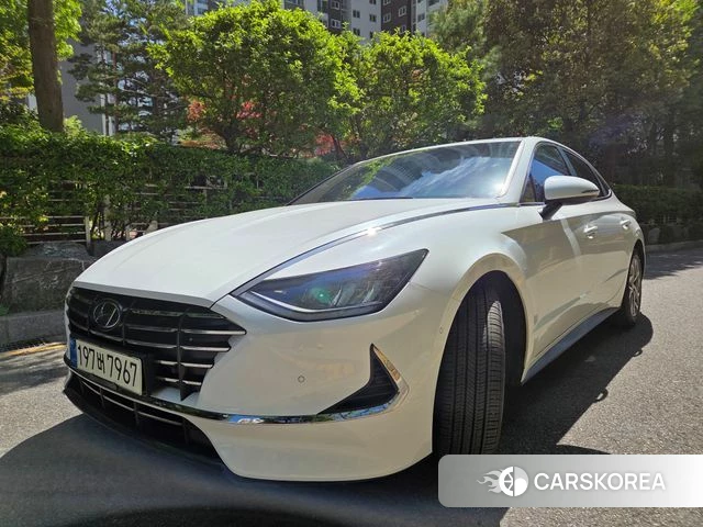 Hyundai Sonata (DN8) 2021 Белый из Кореи