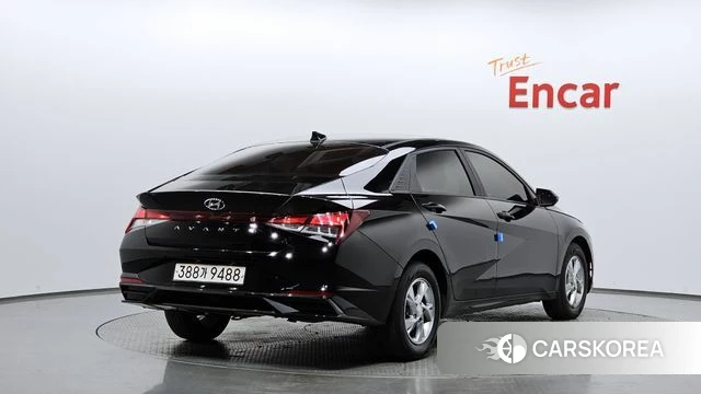 Hyundai Avante (CN7) 2022 Черный из Кореи