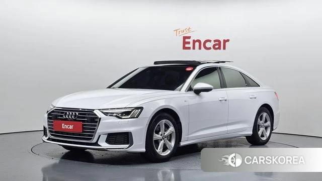 Audi A6 (C8) 2020 Белый из Кореи