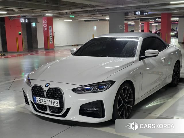 BMW 4 Series (G22) 2023 Белый из Кореи