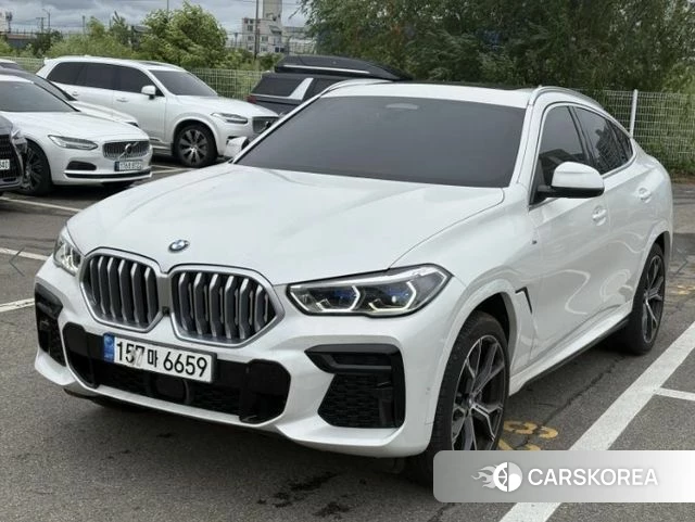 BMW X6 (G06) 2022 Белый из Кореи