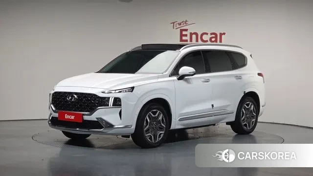 Hyundai The New Santa Fe 2021 Белый из Кореи