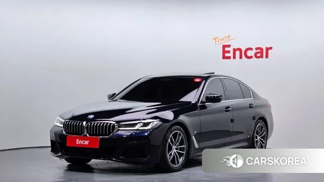 BMW 5 Series (G30) 2023 Синий из Кореи