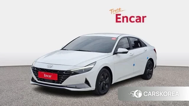 Hyundai Avante (CN7) 2022 Белый из Кореи