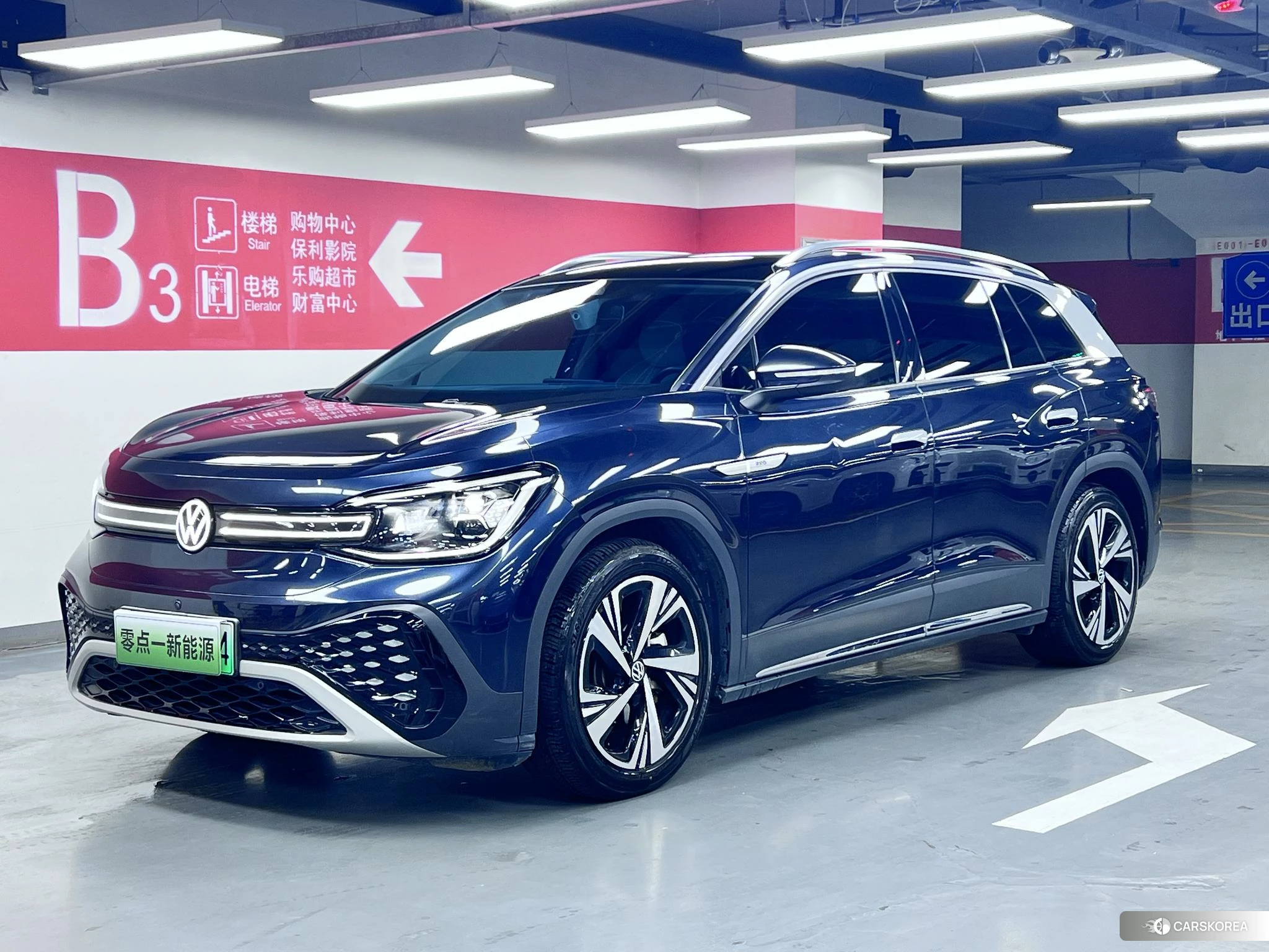 Volkswagen ID.6 CROZZ 2022 Синий из Китая