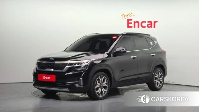 Kia Seltos 2020 Черный из Кореи