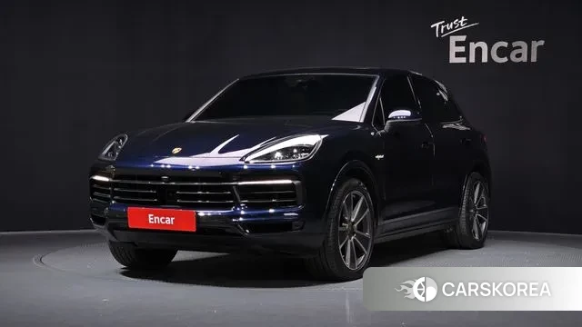 Porsche Cayenne (PO536) 2020 Синий из Кореи