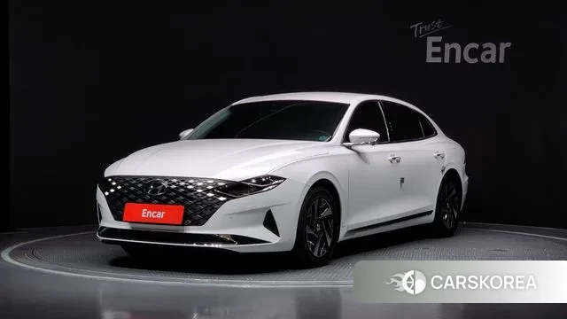 Hyundai The New Grandeur IG Hybrid 2021 Белый из Кореи