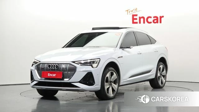 Audi e-Tron 2022 Белый из Кореи