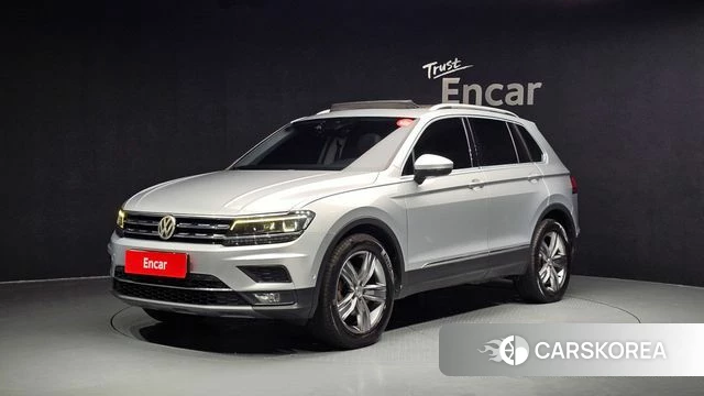 Volkswagen Tiguan second Generation 2018 Серебряный из Кореи