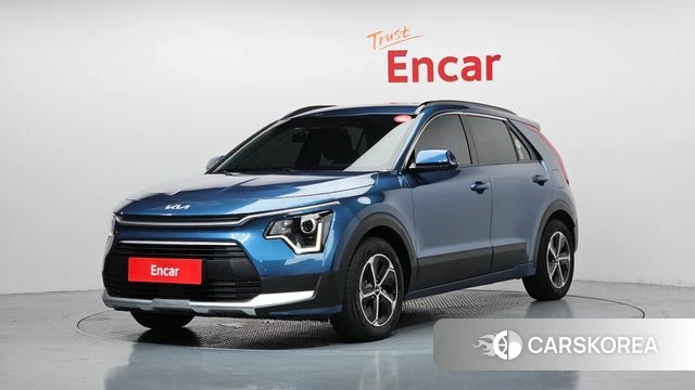 Kia Di Ol Nu Niro 2022 Синий из Кореи